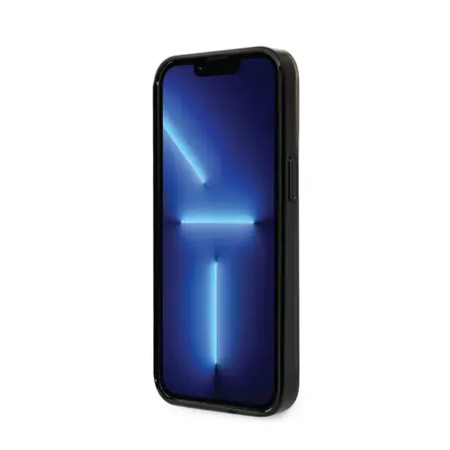 Ferrari Ferrari iPhone 14 & 13 Back-Cover hul - Double Layer Grass Print - Schwarz
