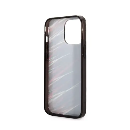 Ferrari Ferrari iPhone 14 & 13 Backcover hoesje - Double Layer Grass Print - Zwart