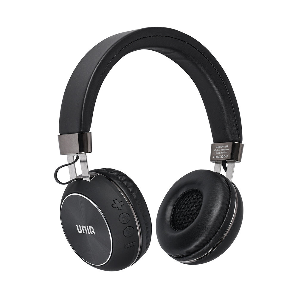 UNIQ Accessory UNIQ Wireless Headset Deep Bass - Round Shape - Schwarz UNIQ Accessory UNIQ Wireless Headset Deep Bass - Round Shape - Schwarz