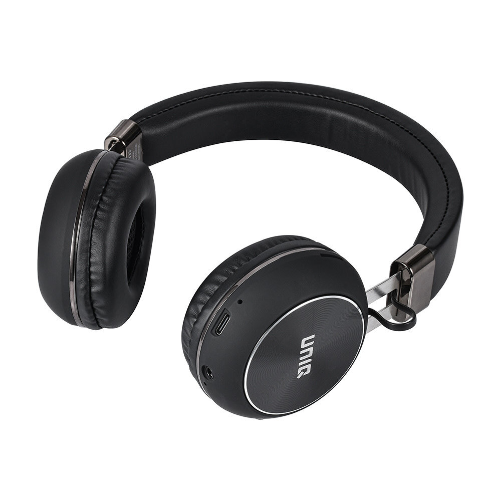 UNIQ Accessory UNIQ Wireless Headphone Deep Bass - Round Shape - Black UNIQ Accessory UNIQ Wireless Headphone Deep Bass - Round Shape - Black