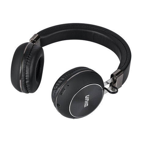 UNIQ Accessory UNIQ Wireless Headphone Deep Bass - Round Shape - Black UNIQ Accessory UNIQ Wireless Headphone Deep Bass - Round Shape - Black
