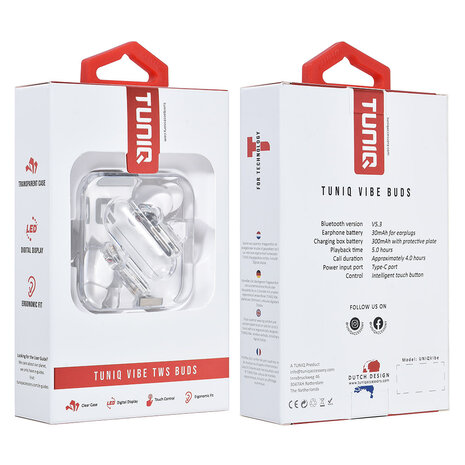 TUNIQ TUNIQ Vibe Wireless Kopfhörer - Weiß TUNIQ TUNIQ Vibe Wireless Kopfhörer - Weiß
