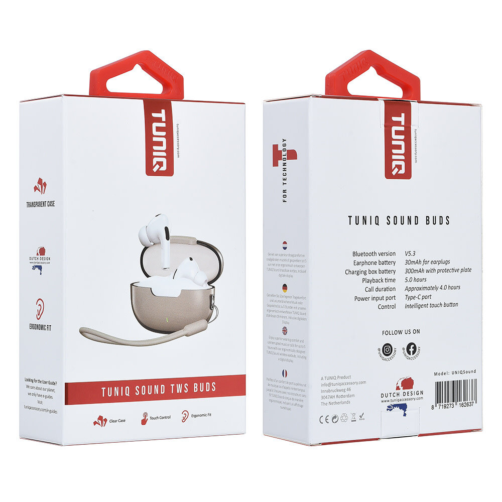 TUNIQ TUNIQ Sound Wireless Kopfhörer - Weiß TUNIQ TUNIQ Sound Wireless Kopfhörer - Weiß