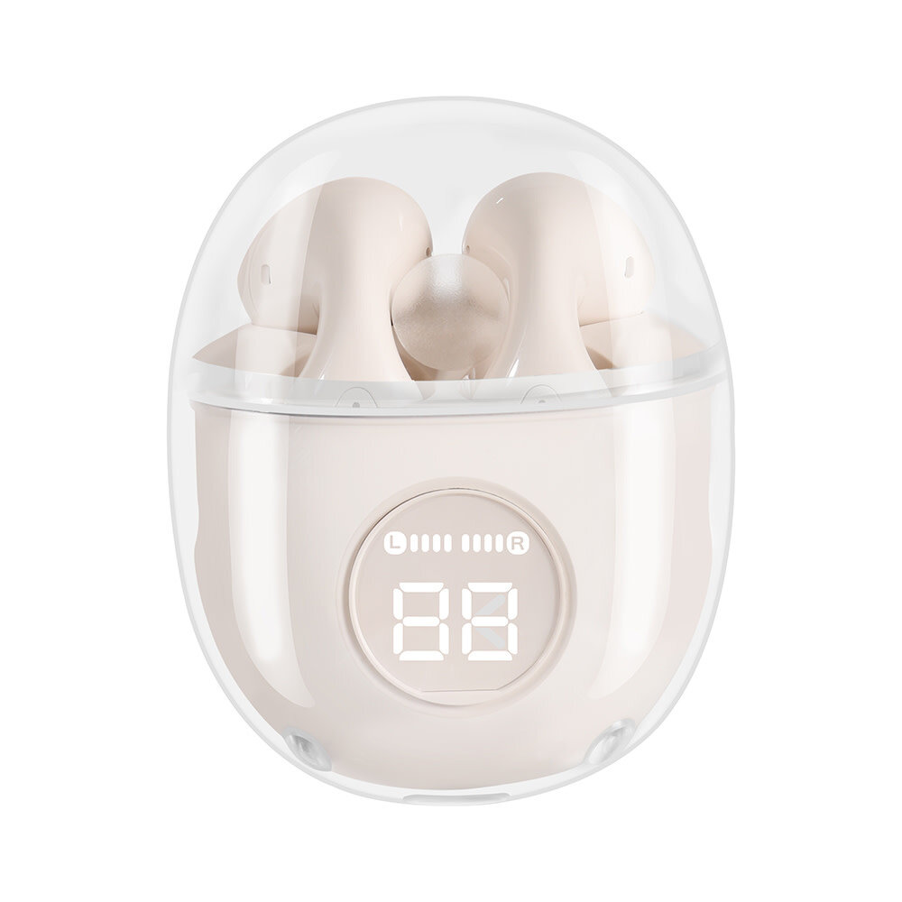 TUNIQ TUNIQ Wireless Oordopje Model Pulse - Beige TUNIQ TUNIQ Wireless Oordopje Model Pulse - Beige