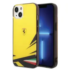 Ferrari iPhone 14 & 13 Back-Cover hul - Double Layer Print - Gelb
