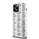 Lacoste Lacoste iPhone 15 Pro Back cover case - The Blend Monogram - With Cardslot - White Lacoste Lacoste iPhone 15 Pro Back cover case - The Blend Monogram - With Cardslot - White