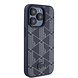 Lacoste Lacoste iPhone 15 Pro Back cover coque - The Blend Monogram - Navy