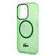 Lacoste Lacoste iPhone 15 Pro Backcover hoesje - Magsafe Transparent Case - Groen
