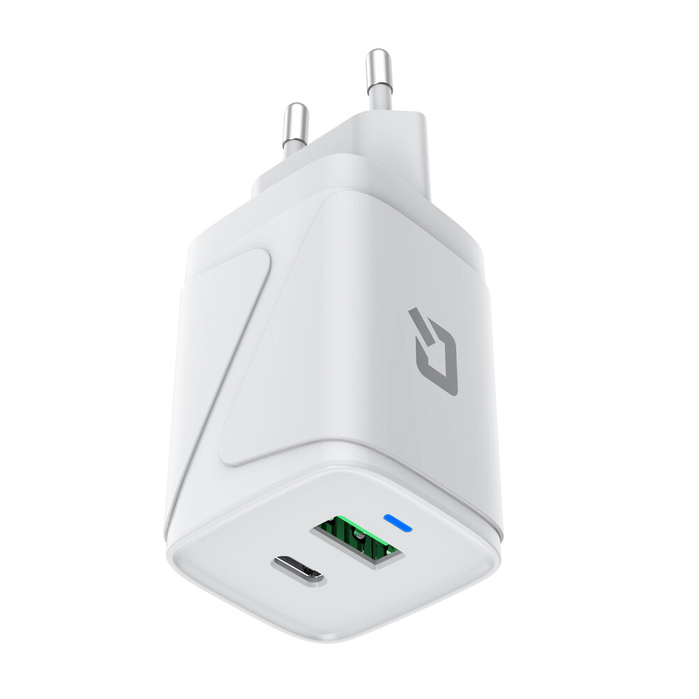 TUNIQ Chargeur domestique GaN PD 30W TUNIQ - Double Port avec C ble USB-C - Blanc TUNIQ Chargeur domestique GaN PD 30W TUNIQ - Double Port avec C ble USB-C - Blanc