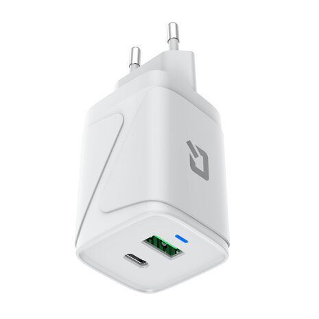 TUNIQ Chargeur domestique GaN PD 30W TUNIQ - Double Port avec C ble USB-C - Blanc TUNIQ Chargeur domestique GaN PD 30W TUNIQ - Double Port avec C ble USB-C - Blanc