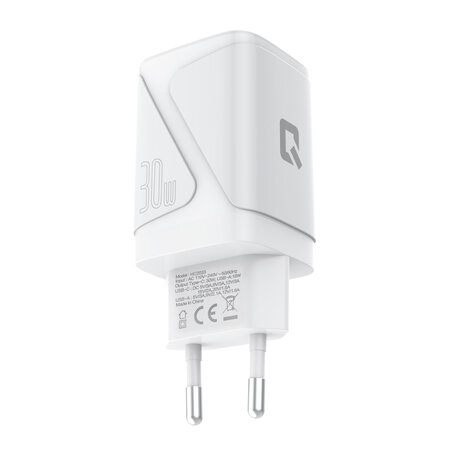 TUNIQ Chargeur domestique GaN PD 30W TUNIQ - Double Port avec C ble USB-C - Blanc TUNIQ Chargeur domestique GaN PD 30W TUNIQ - Double Port avec C ble USB-C - Blanc