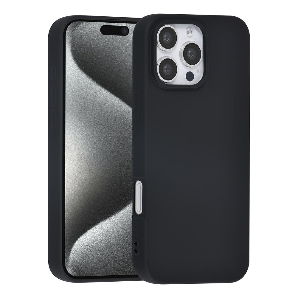TUNIQ TUNIQ iPhone 16 Pro Max Backcover hoesje TPU - Zwart TUNIQ TUNIQ iPhone 16 Pro Max Backcover hoesje TPU - Zwart