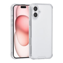 TUNIQ iPhone 16 Plus Backcover hoesje - Transparant - Antishock