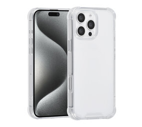 TUNIQ TUNIQ iPhone 16 Pro Max Back-Cover hul - Transparent - Antishock TUNIQ TUNIQ iPhone 16 Pro Max Back-Cover hul - Transparent - Antishock