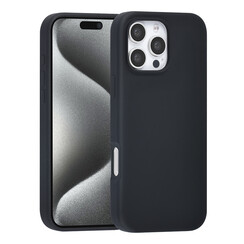 TUNIQ iPhone 16 Pro Max Back cover case - Premium Liquid silicone - Black