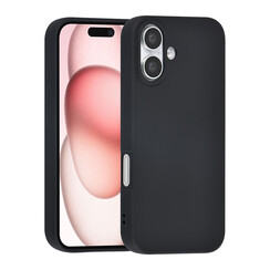 TUNIQ iPhone 16 Back-Cover hul - TPU - Schwarz
