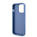 Guess Guess iPhone 13 Pro Back cover case - Metal logo strass crossbody - Blue