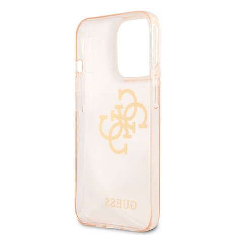 Guess Guess iPhone 13 Pro Back cover coque Glitter big gold 4G - Or Guess Guess iPhone 13 Pro Back cover coque Glitter big gold 4G - Or