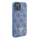 Guess Guess iPhone 13 Back cover case - Metal logo strass crossbody - Blue Guess Guess iPhone 13 Back cover case - Metal logo strass crossbody - Blue