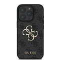 Guess Guess iPhone 16 Pro Back cover coque - 4G - Big Metal Logo - Noir