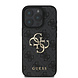Guess Guess iPhone 16 Pro Backcover hoesje - 4G - Big Metal Logo - Zwart Guess Guess iPhone 16 Pro Backcover hoesje - 4G - Big Metal Logo - Zwart