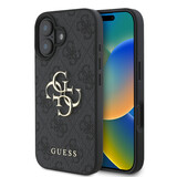 Guess Guess iPhone 16 Plus Back-Cover hul - 4G - Big Metal Logo - Schwarz Guess Guess iPhone 16 Plus Back-Cover hul - 4G - Big Metal Logo - Schwarz