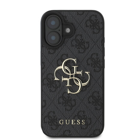 Guess Guess iPhone 16 Plus Back-Cover hul - 4G - Big Metal Logo - Schwarz Guess Guess iPhone 16 Plus Back-Cover hul - 4G - Big Metal Logo - Schwarz