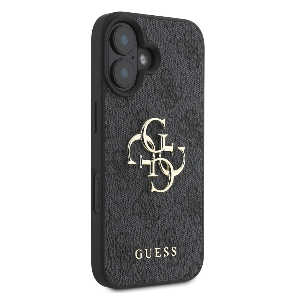 Guess Guess iPhone 16 Plus Back cover coque - 4G - Big Metal Logo - Noir Guess Guess iPhone 16 Plus Back cover coque - 4G - Big Metal Logo - Noir