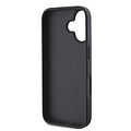 Guess Guess iPhone 16 Backcover hoesje - Magsafe - 4G PU Leather - Bottom Stripe - Grijs