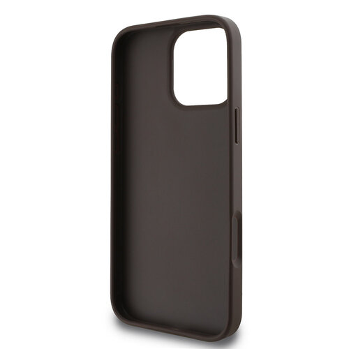Guess Guess iPhone 16 Pro Max Back cover coque - 4G - Big Metal Logo - Marron