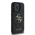 Guess Guess iPhone 16 Pro Max Backcover hoesje - 4G - Big Metal Logo - Zwart
