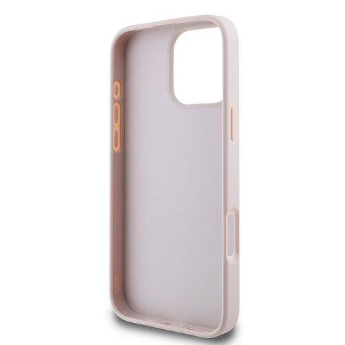 Guess Guess iPhone 16 Pro Max Back-Cover hul - 4G - Big Metal Logo - Rosa