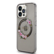 Guess Guess iPhone 13 Pro Back cover case - Magsafe IML flowers - Black Guess Guess iPhone 13 Pro Back cover case - Magsafe IML flowers - Black