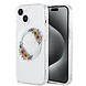 Guess Guess iPhone 13 Backcover hoesje Magsafe IML flowers - Transparant Guess Guess iPhone 13 Backcover hoesje Magsafe IML flowers - Transparant
