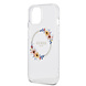 Guess Guess iPhone 13 Backcover hoesje Magsafe IML flowers - Transparant Guess Guess iPhone 13 Backcover hoesje Magsafe IML flowers - Transparant