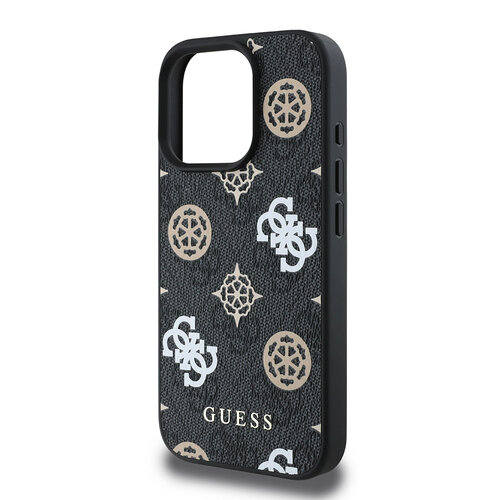Guess Guess iPhone 16 Pro Back-Cover hul - Magsafe PU peony - Schwarz