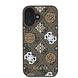 Guess Guess iPhone 16 Backcover hoesje Magsafe PU peony - Bruin Guess Guess iPhone 16 Backcover hoesje Magsafe PU peony - Bruin