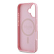 Guess Guess iPhone 16 Back cover coque Magsafe PU peony - Rose Guess Guess iPhone 16 Back cover coque Magsafe PU peony - Rose