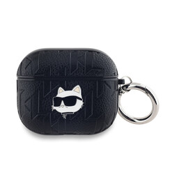 Karl Lagerfeld AirPods 3 Airpods Case - Choupette head pin - Black