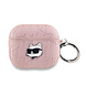Karl Lagerfeld Karl Lagerfeld AirPods 3 AirPods Case Choupette head pin - Roze Karl Lagerfeld Karl Lagerfeld AirPods 3 AirPods Case Choupette head pin - Roze