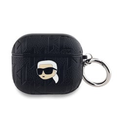 Karl Lagerfeld AirPods 3 AirPods Case K. head pin - Zwart