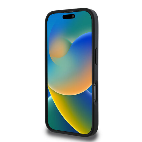 Karl Lagerfeld Karl Lagerfeld iPhone 16 Pro Max Backcover hoesje Monogram choupette head - Zwart Karl Lagerfeld Karl Lagerfeld iPhone 16 Pro Max Backcover hoesje Monogram choupette head - Zwart