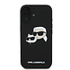 Karl Lagerfeld Karl Lagerfeld iPhone 16 Back cover coque Magsafe SIL double - Noir Karl Lagerfeld Karl Lagerfeld iPhone 16 Back cover coque Magsafe SIL double - Noir