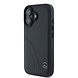 Mercedes-Benz Mercedes-Benz iPhone 16 Back-Cover hul - Curved stiches - Schwarz Mercedes-Benz Mercedes-Benz iPhone 16 Back-Cover hul - Curved stiches - Schwarz