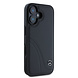 Mercedes-Benz Mercedes-Benz iPhone 16 Back-Cover hul - Curved stiches - Schwarz Mercedes-Benz Mercedes-Benz iPhone 16 Back-Cover hul - Curved stiches - Schwarz