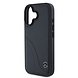 Mercedes-Benz Mercedes-Benz iPhone 16 Back-Cover hul - Curved stiches - Schwarz Mercedes-Benz Mercedes-Benz iPhone 16 Back-Cover hul - Curved stiches - Schwarz