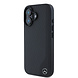 Mercedes-Benz Mercedes-Benz iPhone 16 Back-Cover hul - Magsafe - Real leather - Schwarz Mercedes-Benz Mercedes-Benz iPhone 16 Back-Cover hul - Magsafe - Real leather - Schwarz