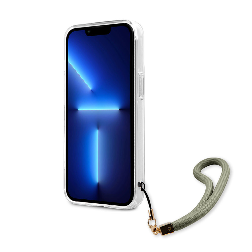 Guess Guess iPhone 13 Pro Back-Cover hul - Marble strap - Grün Guess Guess iPhone 13 Pro Back-Cover hul - Marble strap - Grün