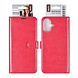 TUNIQ TUNIQ iPhone 16 Plus Book-Case hul - Kartenhalter für 3 Karten - Magnetverschluss - Hot Pink TUNIQ TUNIQ iPhone 16 Plus Book-Case hul - Kartenhalter für 3 Karten - Magnetverschluss - Hot Pink