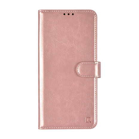 TUNIQ TUNIQ iPhone 16 Pro Max Book type case - Card holder for 3 cards - Magnetic closure - Rose Gold TUNIQ TUNIQ iPhone 16 Pro Max Book type case - Card holder for 3 cards - Magnetic closure - Rose Gold